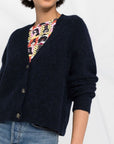 Ganni Soft Alpaca Wool V-Neck Cardigan K1498