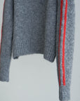 Paloma Wool Grand Slam Grey Crewneck Sweater Raglan