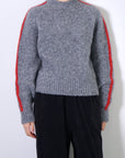 Paloma Wool Grand Slam Grey Crewneck Sweater Raglan
