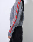 Paloma Wool Grand Slam Grey Crewneck Sweater Raglan