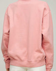Sporty Rich SRHWC Crewneck Cotton Sweatshirt Rose