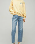 Sporty Rich Venice Crewneck Sweatshirt Lemon