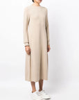 Lauren Manoogian Base Midi Alpaca Wool Knit Dress Antique