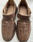 Lauren Manoogian New Mesa Woven Leather Shoes Brown