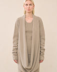 Lauren Manoogian Soft Mobius Cardigan in Stoneware