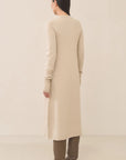 Lauren Manoogian Base Midi Alpaca Wool Knit Dress Antique