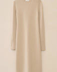 Lauren Manoogian Base Midi Alpaca Wool Knit Dress Antique