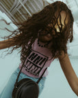 Ganni Logo Wool Pink Knit Vest K1762