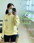 Sporty Rich Venice Crewneck Sweatshirt Lemon
