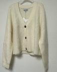 Ganni Soft Alpaca Wool V-Neck Cardigan K1454