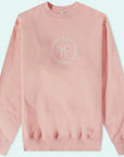 Sporty Rich SRHWC Crewneck Cotton Sweatshirt Rose