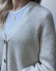 Ganni Soft Alpaca Wool V-Neck Cardigan K1454