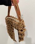 Alienina Runa Woven Bag with Leather Strap
