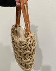 Alienina Runa Woven Bag with Leather Strap