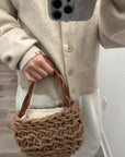 Alienina Runa Woven Bag with Leather Strap