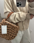 Alienina Runa Woven Bag with Leather Strap