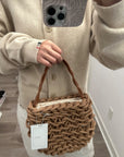 Alienina Runa Woven Bag with Leather Strap