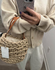 Alienina Runa Woven Bag with Leather Strap