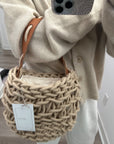 Alienina Runa Woven Bag with Leather Strap