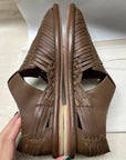 Lauren Manoogian New Mesa Woven Leather Shoes Brown