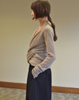Lauren Manoogian Soft Mobius Cardigan in Stoneware