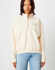 Sporty Rich Rizolli Quarter Zip Cotton Sweatshirt