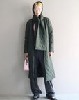 Paloma Wool Otter Padded Coat Khaki with Removable Hood/Scarf