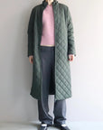 Paloma Wool Otter Padded Coat Khaki with Removable Hood/Scarf