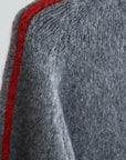 Paloma Wool Grand Slam Grey Crewneck Sweater Raglan