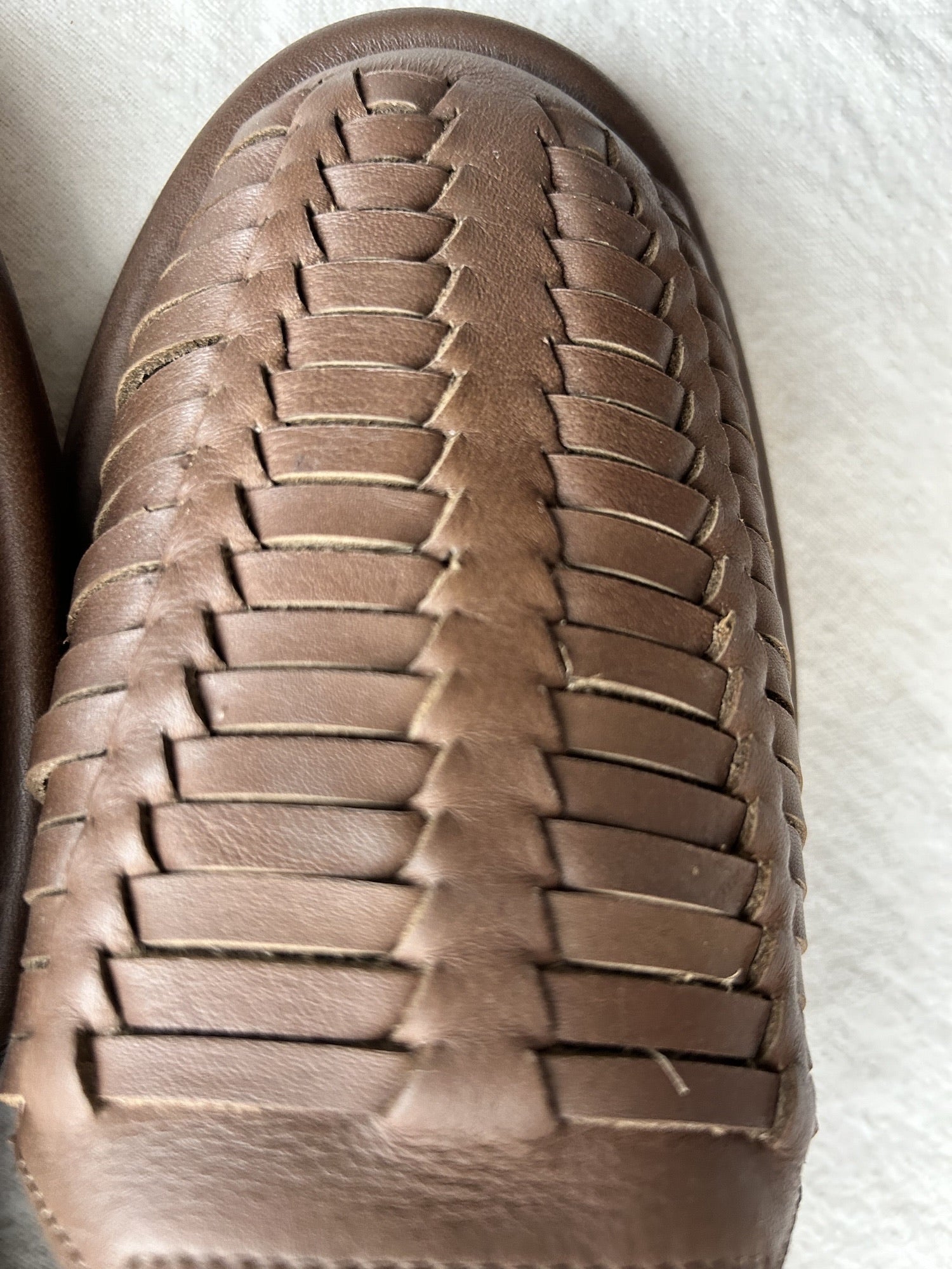 Lauren Manoogian New Mesa Woven Leather Shoes Brown
