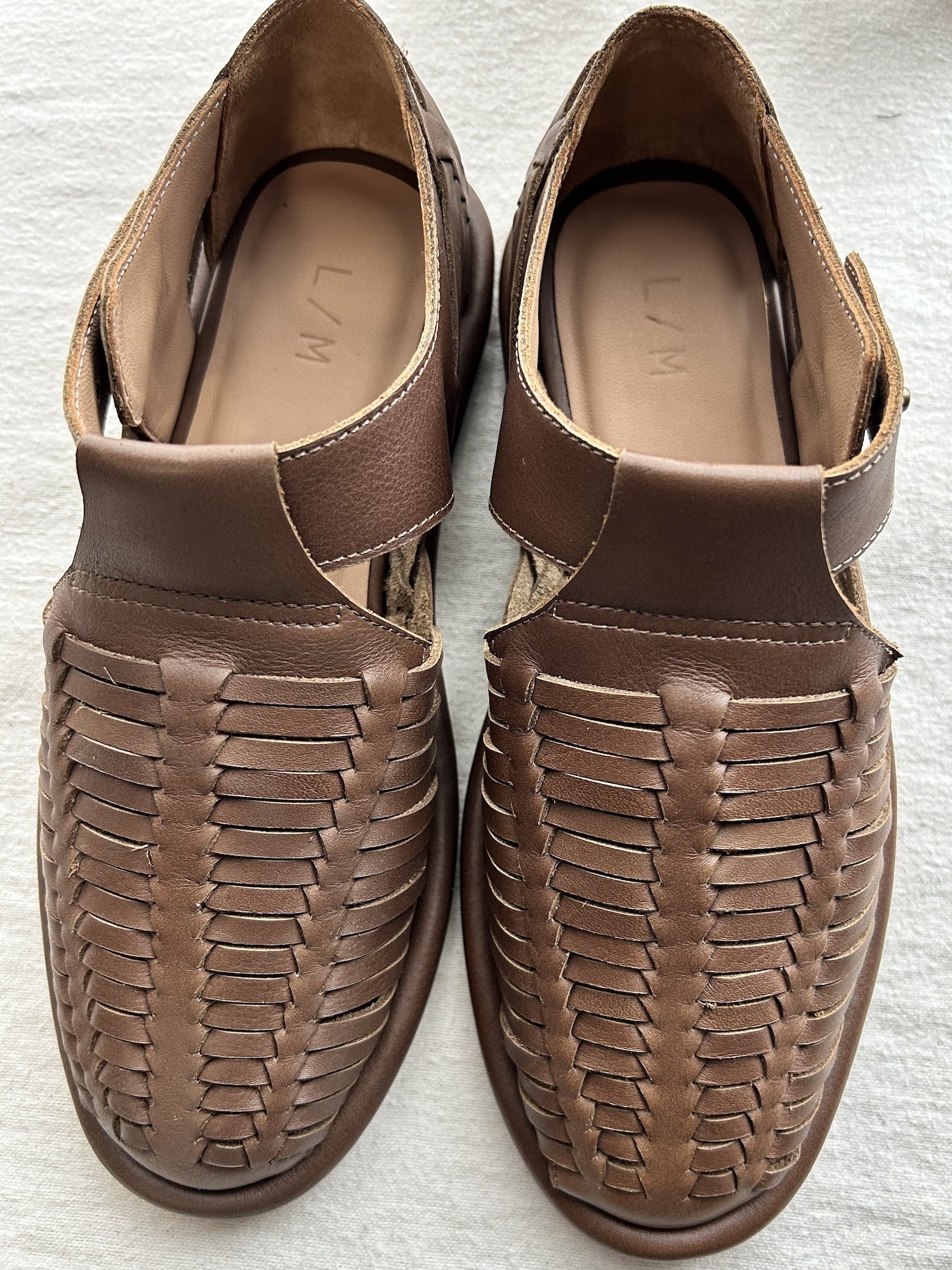 Lauren Manoogian New Mesa Woven Leather Shoes Brown