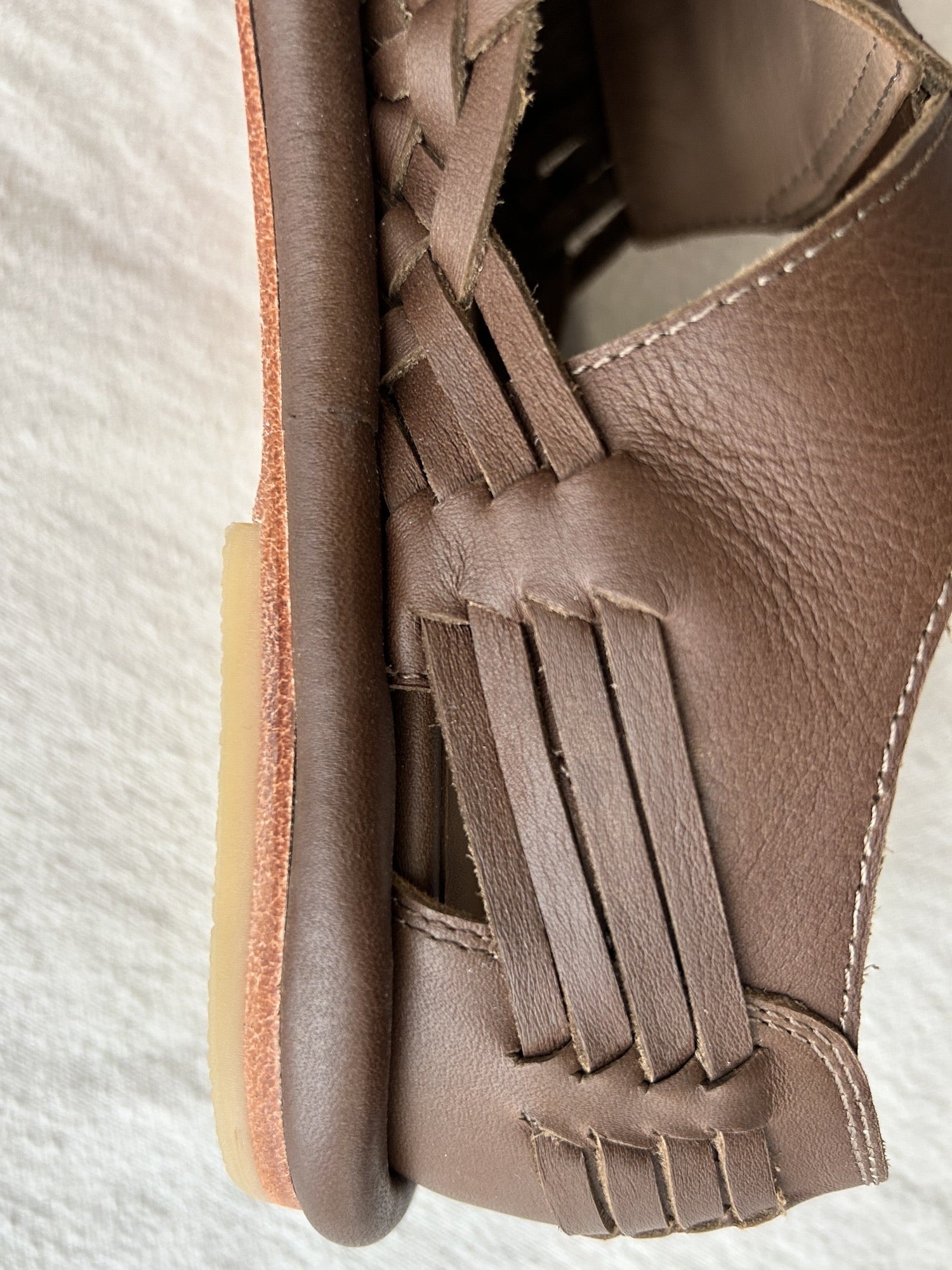 Lauren Manoogian New Mesa Woven Leather Shoes Brown