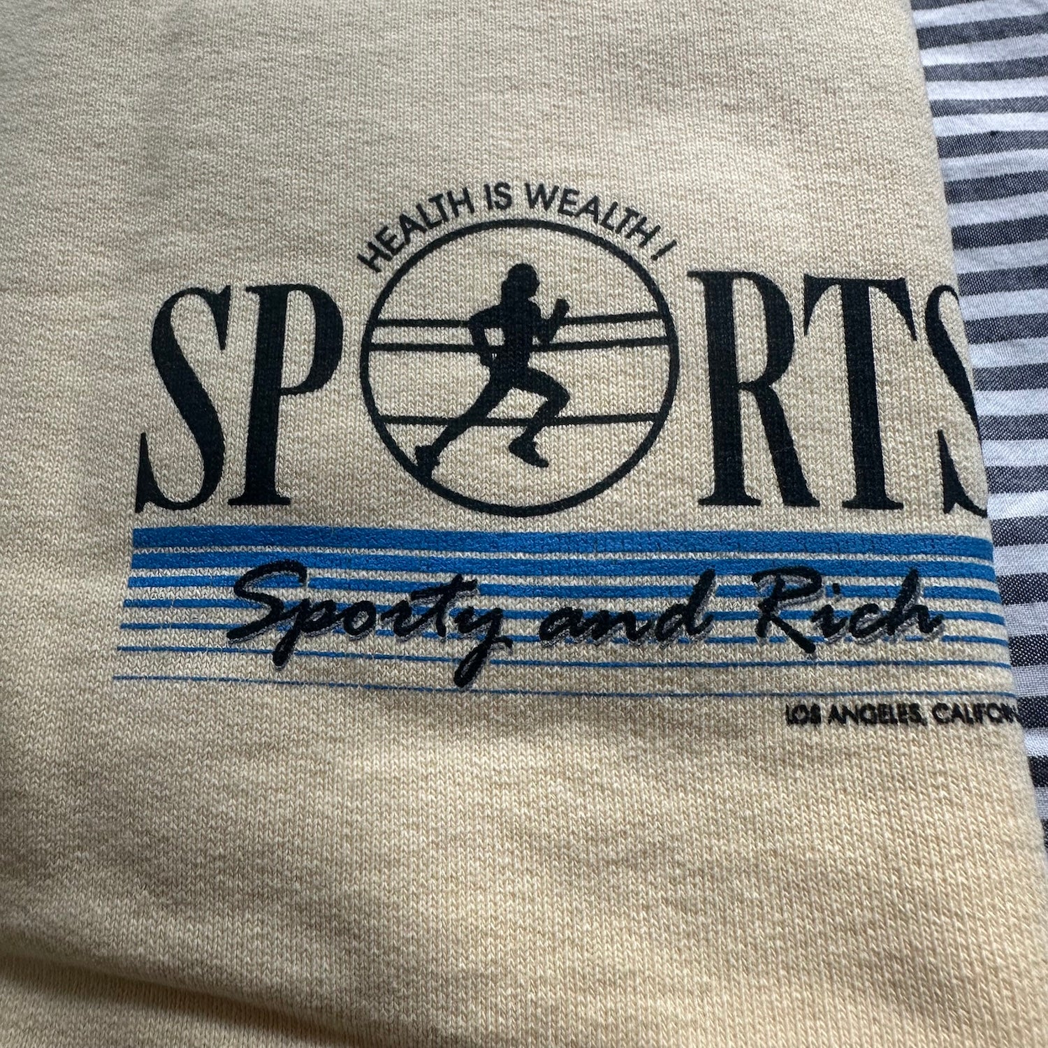 Sporty Rich Venice Crewneck Sweatshirt Lemon