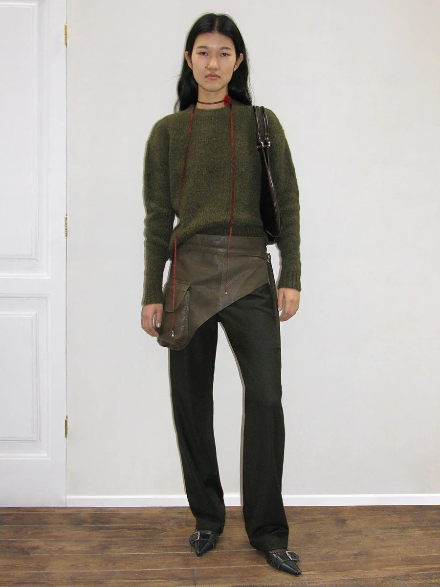 Paloma Wool 1 Besito Intarsia Crewneck Alpaca Sweater