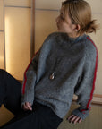 Paloma Wool Grand Slam Grey Crewneck Sweater Raglan