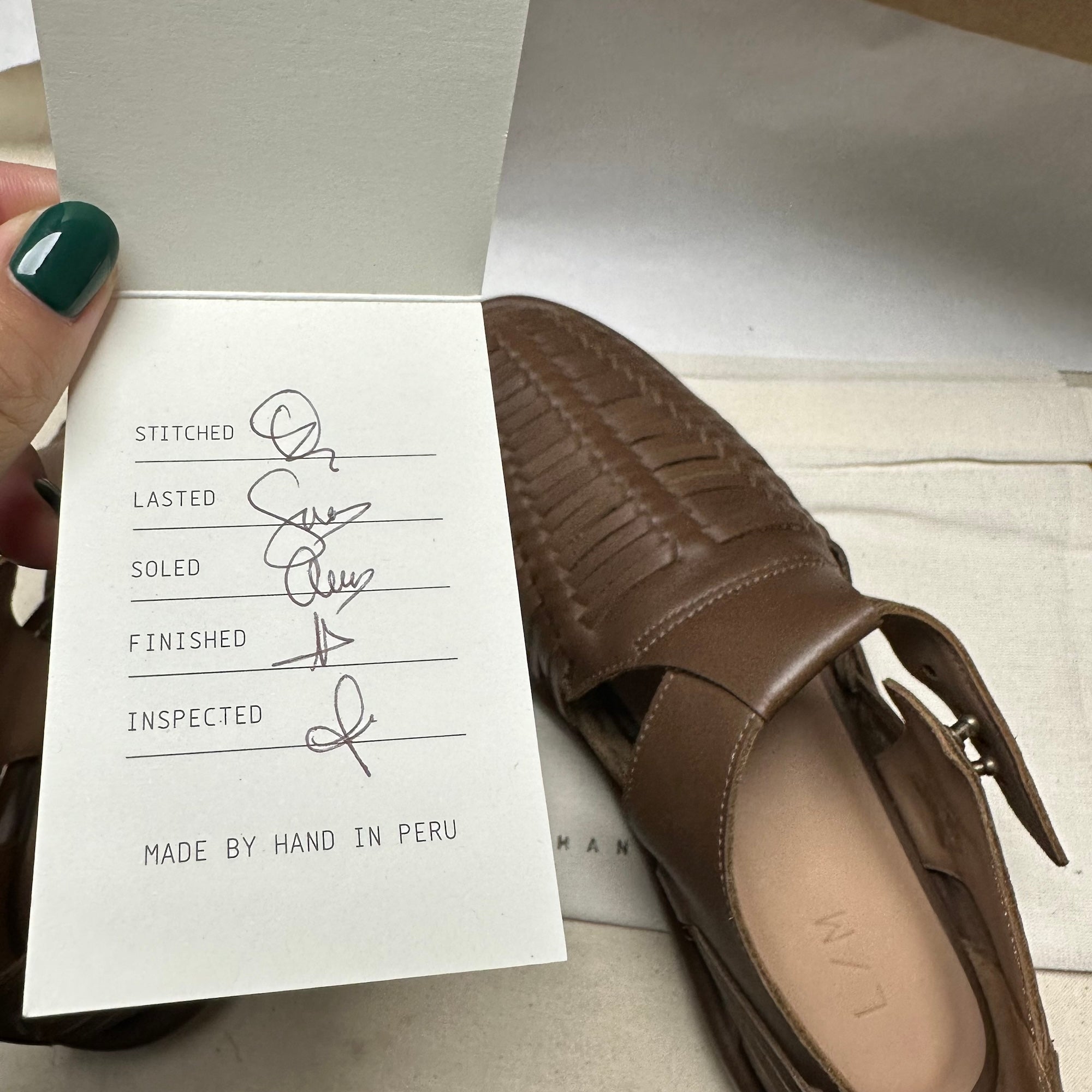 Lauren Manoogian New Mesa Woven Leather Shoes Brown