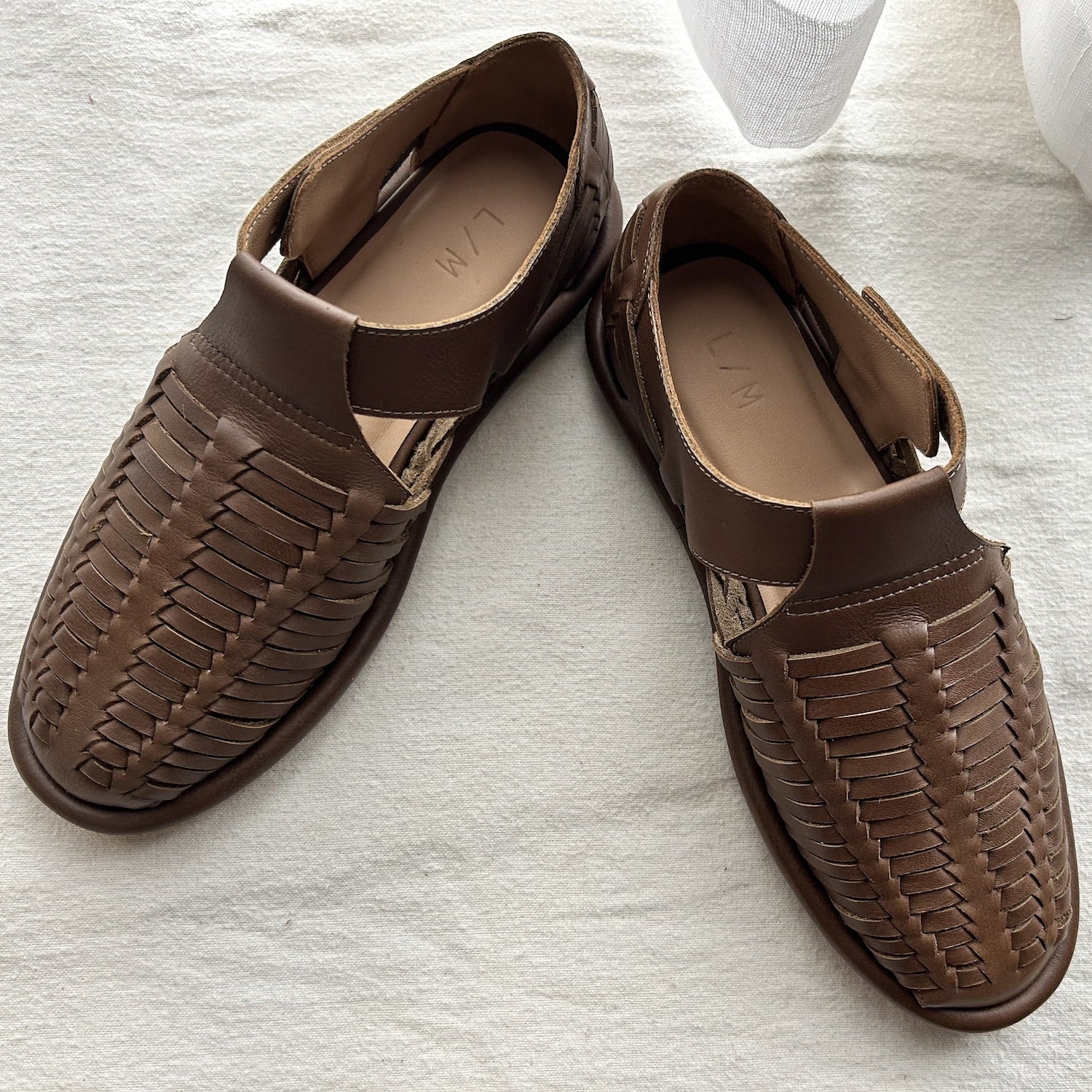 Lauren Manoogian New Mesa Woven Leather Shoes Brown